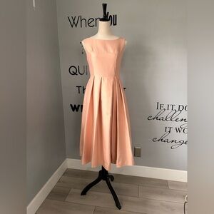 Chicwish Peach Midi Dress Size M